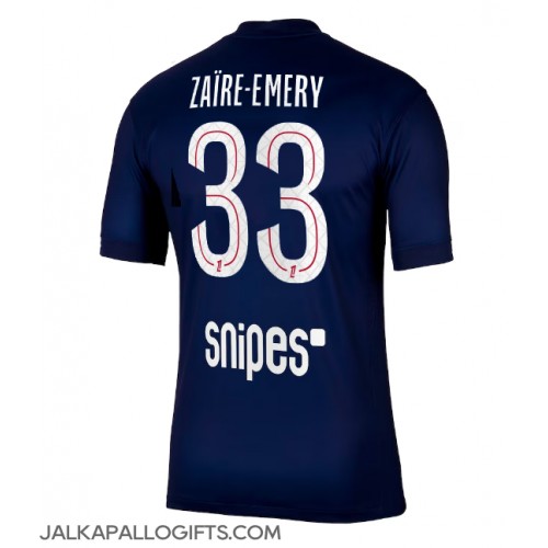 Paris Saint-Germain Warren Zaire-Emery #33 Kotipaita 2025-26 Lyhythihainen